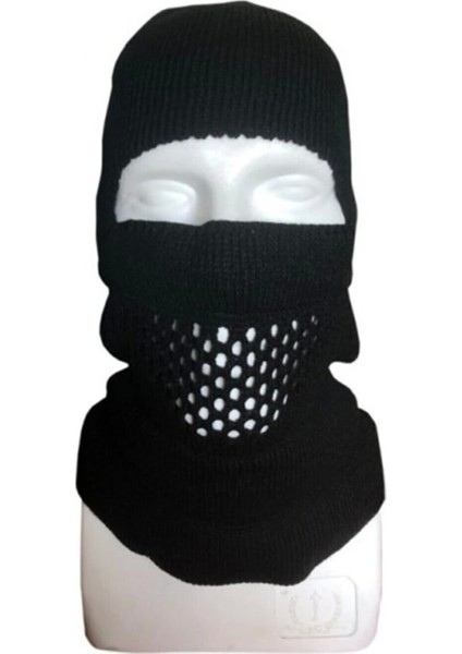 Siyah Kar Maskesi Askeri Bere Maskeli Bere