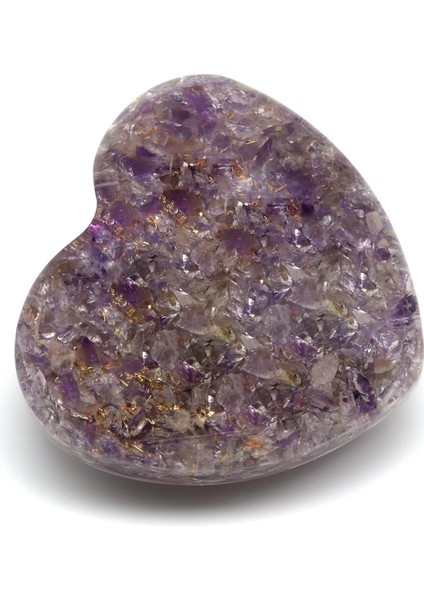 Ametist Taşından Orgonit Kalp fiyatları