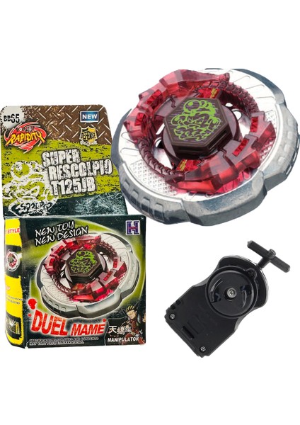 Beyblade Rock Scorpion T125JB Metal Fusion - Takara Tomy Original BB65 | Toupie De Combat