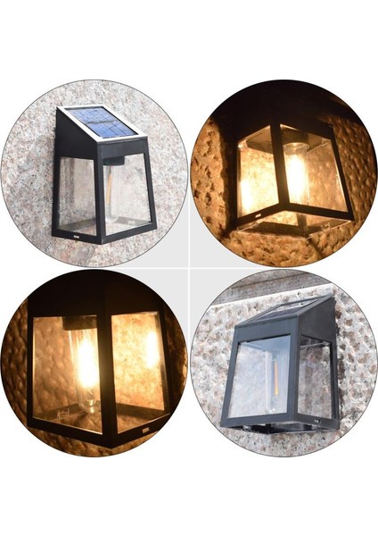Powermaster PM-14916 Solar Güneş Enerjili Gece Sensörlü Bahçe Aydınlatma Lambası 2 Li Paket