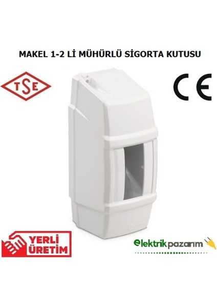 Tekli Sigorta Kutusu (1-2li) Ikili Mühürlü 63140