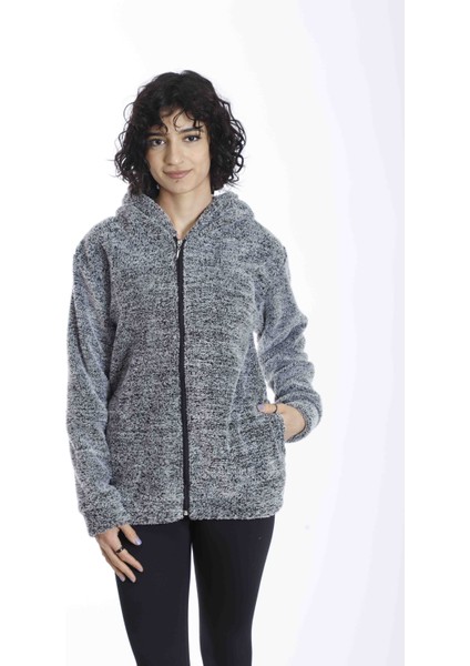 Welsoft Ceket Polar Kışlık Peluş Kapşonlu Ceket fiyatları