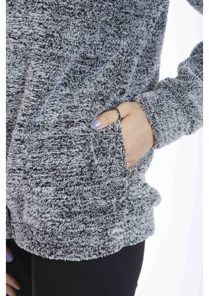 Welsoft Ceket Polar Kışlık Peluş Kapşonlu Ceket modelleri