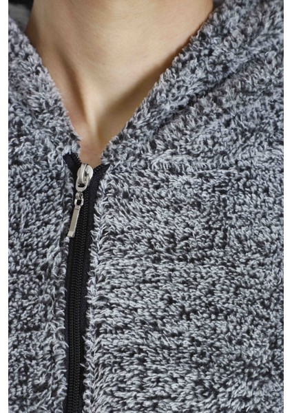 Welsoft Ceket Polar Kışlık Peluş Kapşonlu Ceket fırsatları