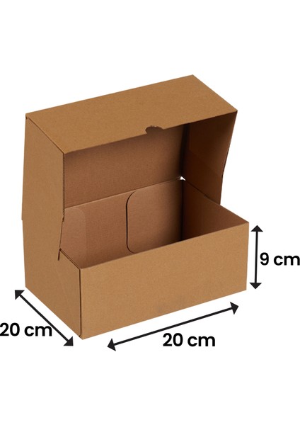 20X20X9-25 Adet Kesimli Kutu - Internet ve Kargo Kutusu