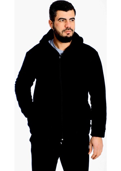 Welsoft Ceket Polar Kışlık Peluş Kapşonlu Ceket fiyatları