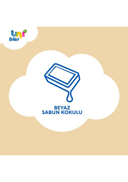 Uni Baby Pure Comfort Beyaz Sabun Kokulu Islak Mendil 24'lü 2160 Yaprak