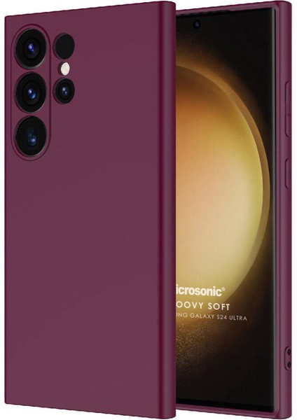 Samsung Galaxy S24 Ultra Kılıf Groovy Soft Mor