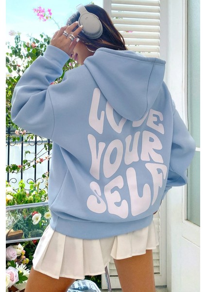 Only Trendwear Unisex Love Never Fails Sırt Baskılı Sweatshirt fiyatları