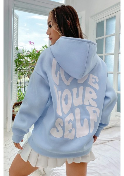 Only Trendwear Unisex Love Never Fails Sırt Baskılı Sweatshirt modelleri