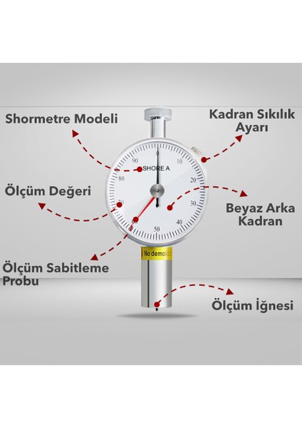 Lxa2 Çift Ibreli Sertlik Ölçüm Cihazı Shore A | M02A