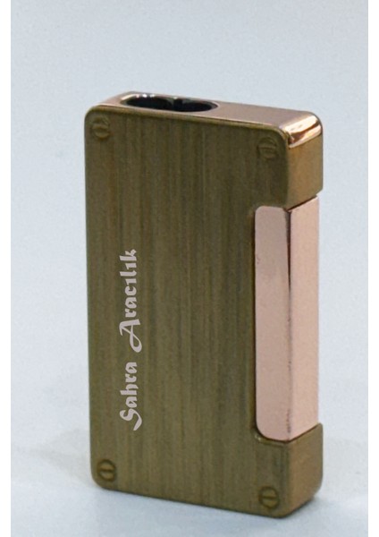 Metal Çiftli Puro Çakmağı Isme Özel Kutusuz