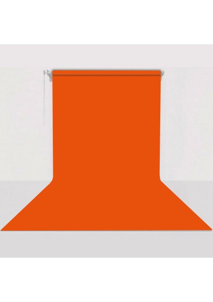 Sabit (Tavan & Duvar) Kağıt Sonsuz Stüdyo Fon Perde (Tangelo) 2.70X11 Metre