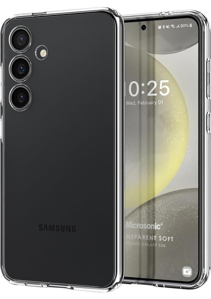 Samsung Galaxy S24 Kılıf Transparent Soft Şeffaf