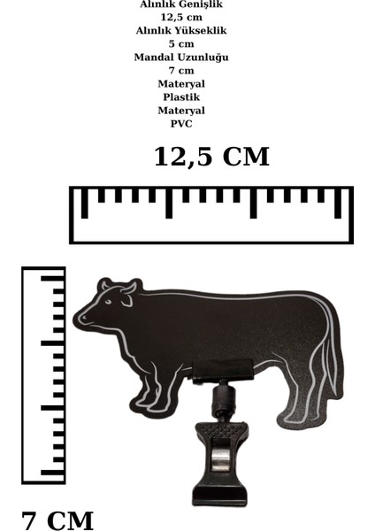 10 Adet Yaz Sil Mini Boy Mandallı Dana Fiyatlık Etiketi Kasap Etiketi Kasap Tezgah Etiketi fiyatları