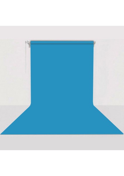 Sabit (Tavan & Duvar) Kağıt Sonsuz Stüdyo Fon Perde (Turquoise) 2.70X11 Metre