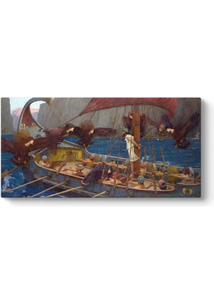 John William Waterhouse - Ulysses And The Sirens Kanvas Tablo