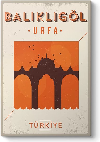 Urfa Balıklıgöl Kanvas Tablo