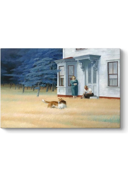 Edward Hopper - Cape Cod Evening Kanvas Tablo