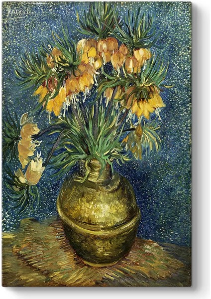 Vincent Van Gogh - Vazodaki Çiçek Kanvas Tablo