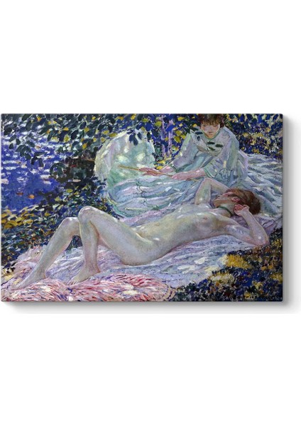 Frederick Carl Frieseke - Summer Kanvas Tablo