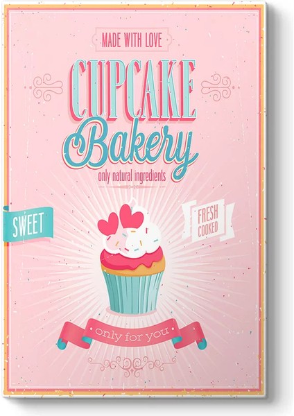 Cupcake Bakery Kanvas Tablo