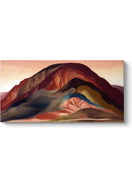 Georgia Okeeffe - Rust Red Hills Kanvas Tablo