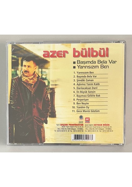 Azer Bülbül Başımda Bela Var Yarınsızım Ben CD (Orinal Dönem Baskı Cd)