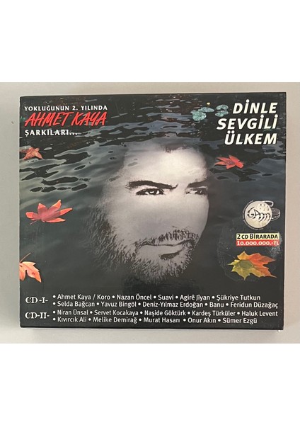 Ahmet Kaya Şarkıları Dinle Sevgili Ülkem 2 CD Set (Orinal Dönem Baskı Cd)