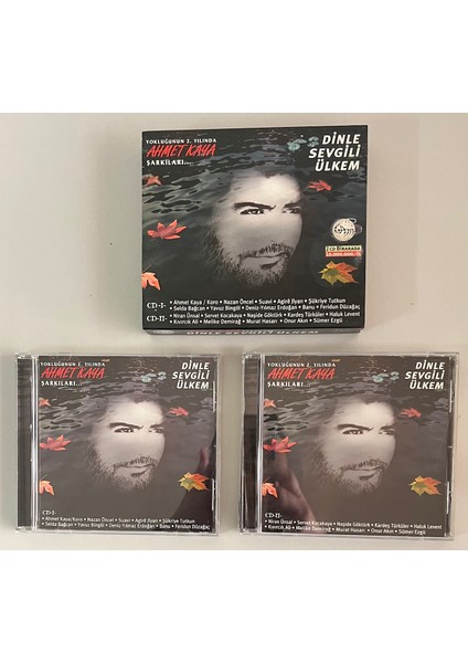 Ahmet Kaya Şarkıları Dinle Sevgili Ülkem 2 CD Set (Orinal Dönem Baskı Cd)