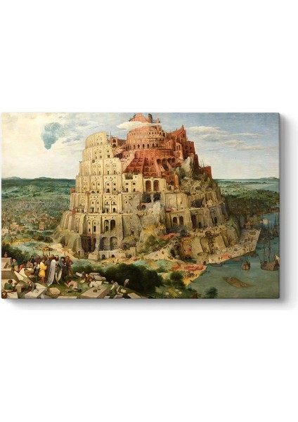 Pieter Brueghel - Babil Kulesi Kanvas Tablo