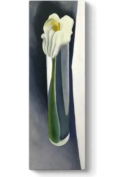Georgia Okeeffe - Calla Lily In Tall Glass Kanvas Tablo