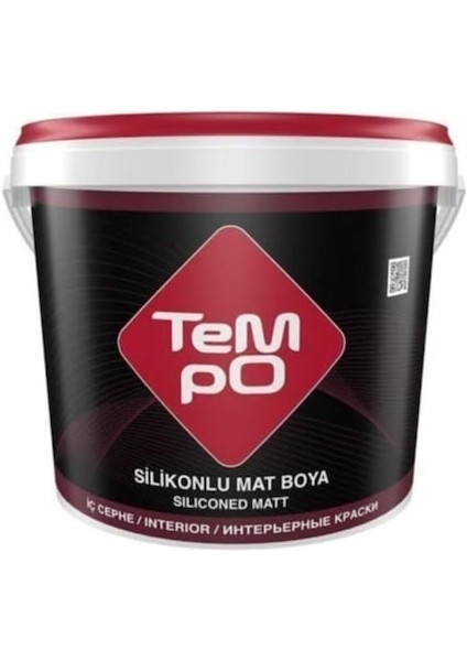 Silikonlu Mat Plastik Iç Cephe Duvar Boyası 10 kg Zencefil