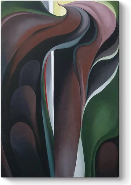 Georgia Okeeffe - Jack In The Pulpit Kanvas Tablo