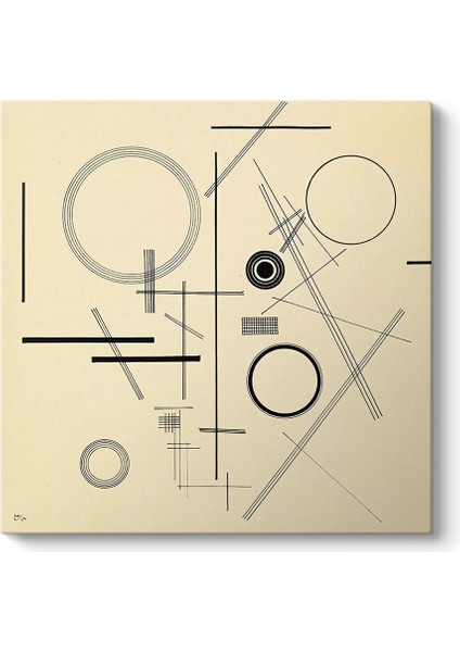 Wassily Kandinsky - Ohne Titel Kanvas Tablo