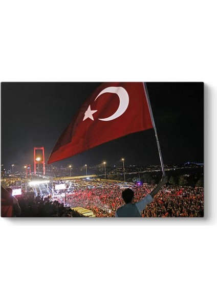 15 Temmuz Şehitler Köprüsü Kanvas Tablo