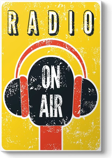 Radio On Air Kanvas Tablo