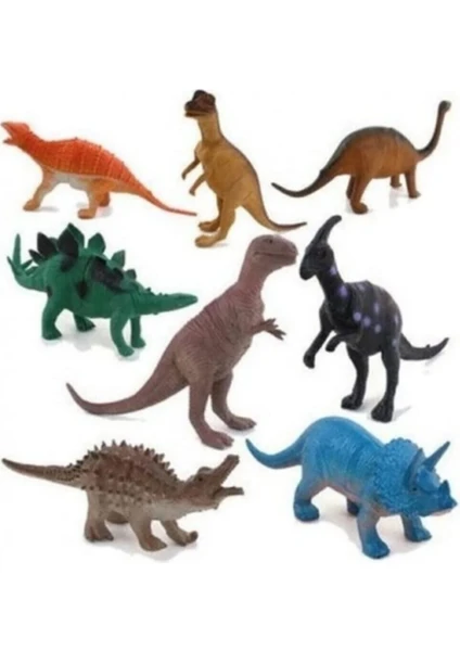 Berat Toys Berattoys 8 Parça Dinazor Seti Oyuncak Dinazorlar Trex Hayvan Seti Oyuncak Hayvanlar