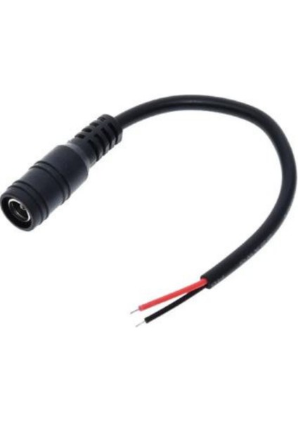 5.5mm x 2.1mm 15CM Dişi Adaptör Uzatma Kablosu 22AWG 36V 3A Besleme Adaptör Kablosu Soket Dişi
