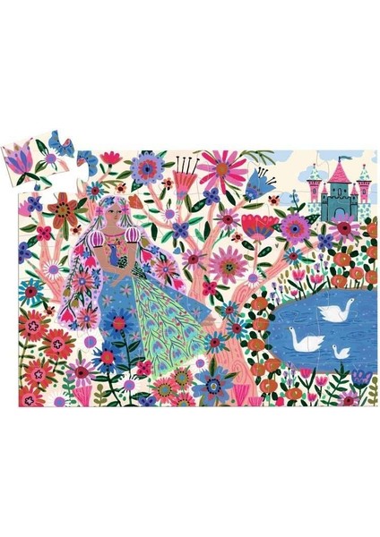 Dekoratif Puzzle 36 Parça - Princess & Peacock fiyatları