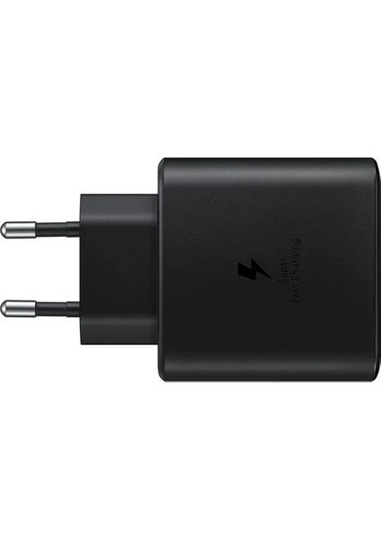 Baran Samsung Uyumlu TA800 Hızlı Şarj Aleti 25W Typ-C Şarj Aleti Siyah
