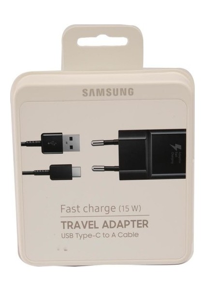 Samsung TA20 Adaptec Fast Charge. Hızlı Seyahat Şarjı Type-C Siyah fırsatları