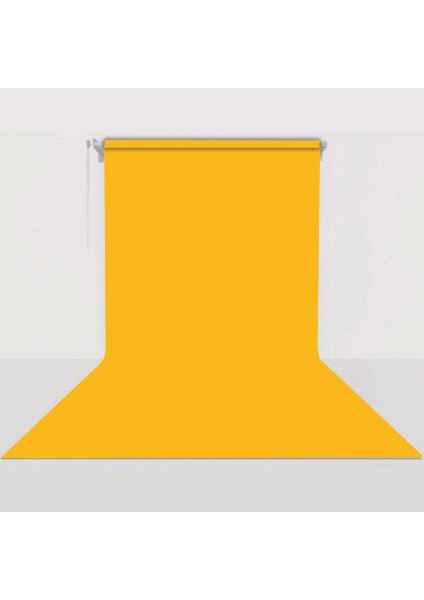 Sabit Tavan Duvar Kağıt Sonsuz Stüdyo Fon Perde Deep Yellow 2.70 x 11 mt