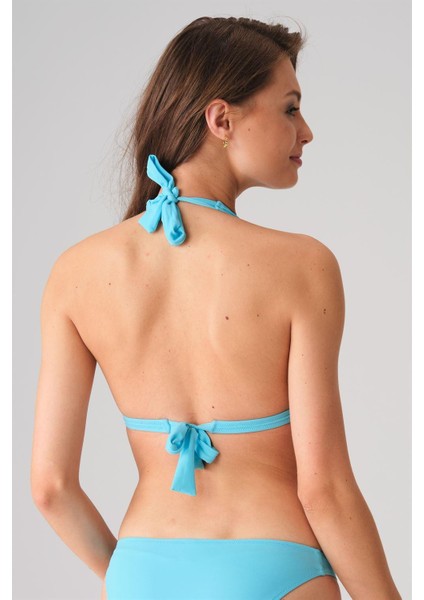 Yeni Sezon Uzun Üçgen Bikini Takım Mavi 227282 fırsatları