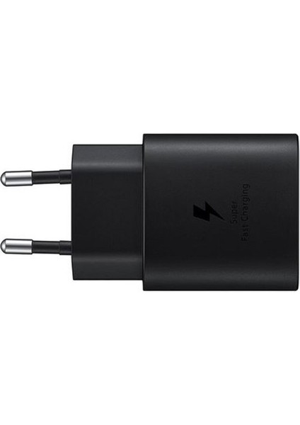 Samsung Galaxy A73 Type-C Fast Şarj Adaptörü 25W Siyah