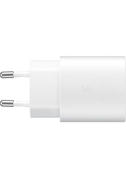 Samsung Galaxy A52 Type-C Fast Şarj Adaptörü 25W Beyaz