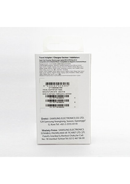 Samsung Galaxy M32 Type-C Fast Şarj Adaptörü 25W Beyaz indirimleri