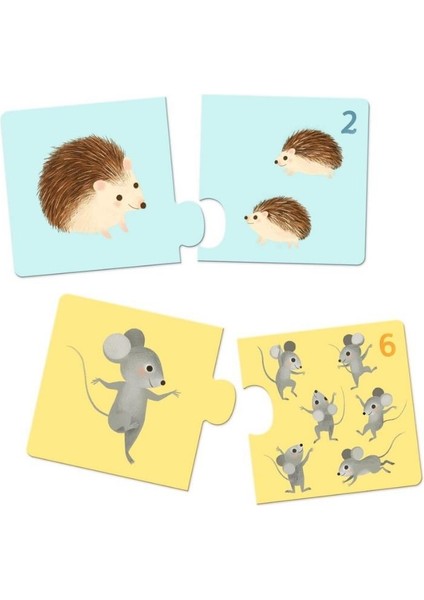 İkili Puzzle - Baby Animals