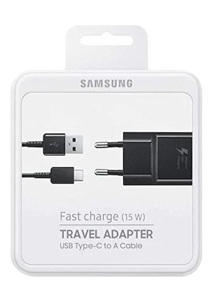 Samsung TA20 Adaptec Fast Charge. Hızlı Seyahat Şarjı Type-C Siyah - EP-TA20EBECGTR