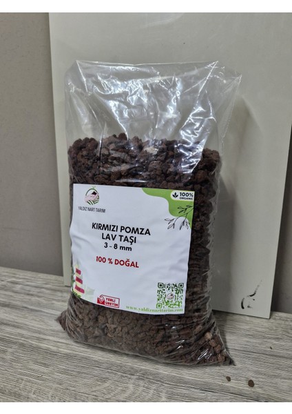 Kırmızı Pomza Lav Taşı 5 LT fiyatları